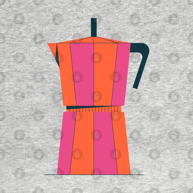 Retro Moka Pot by FlairTees